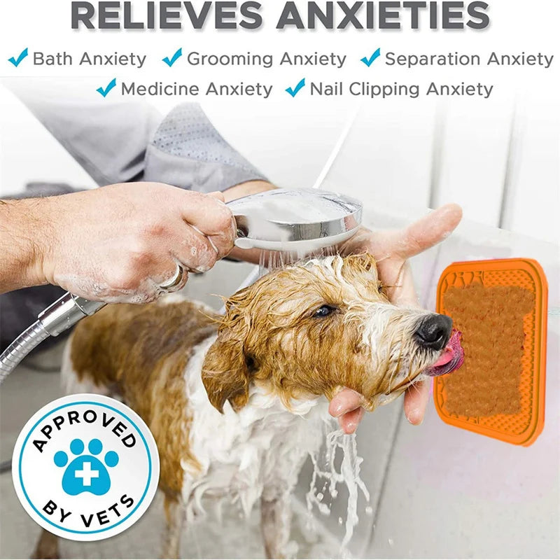 Calming Lick Mat for Dogs & Cats β Slow Feeding Pet Pad for Anxiety Relief & Mental Stimulation