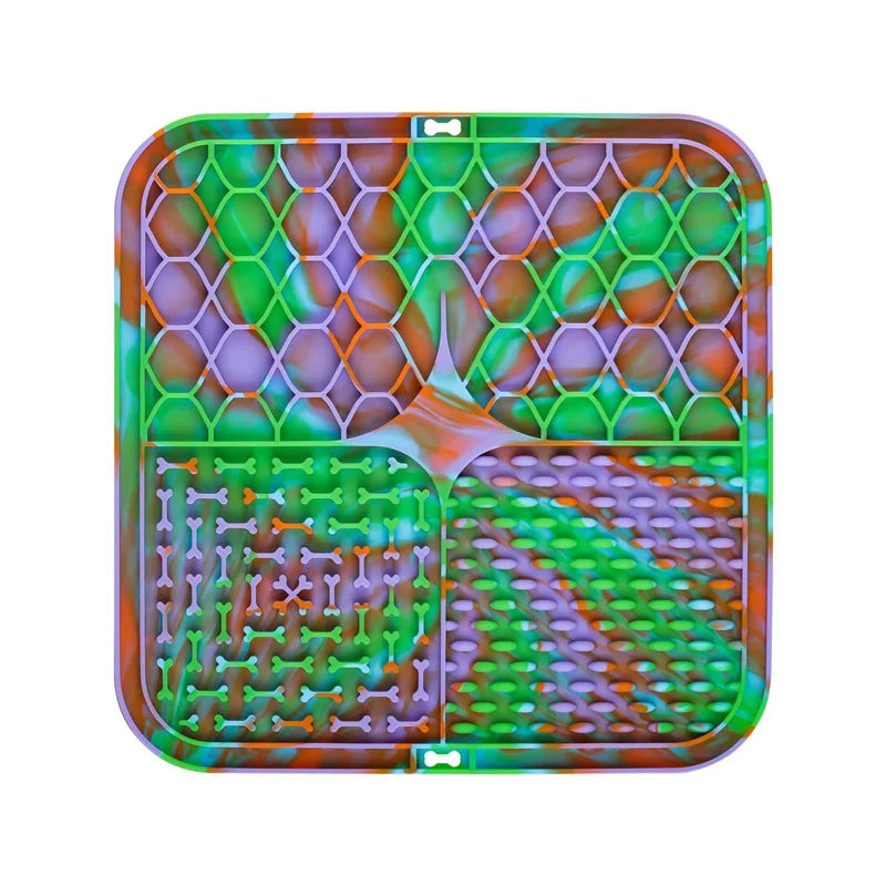 Calming Lick Mat for Dogs & Cats β Slow Feeding Pet Pad for Anxiety Relief & Mental Stimulation
