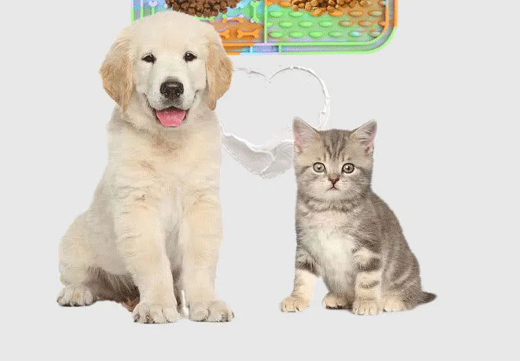 Calming Lick Mat for Dogs & Cats β Slow Feeding Pet Pad for Anxiety Relief & Mental Stimulation