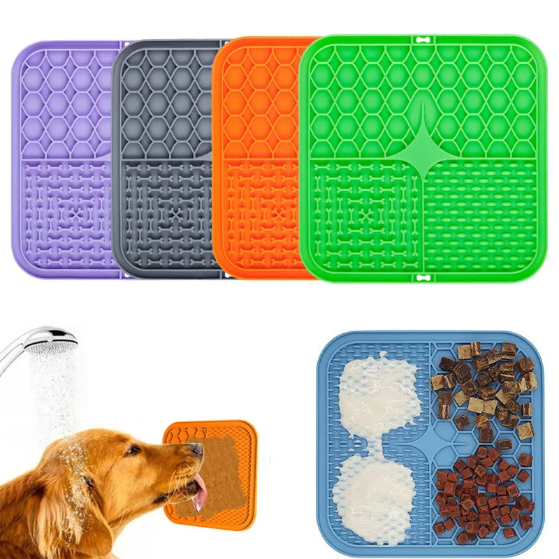 Calming Lick Mat for Dogs & Cats β Slow Feeding Pet Pad for Anxiety Relief & Mental Stimulation