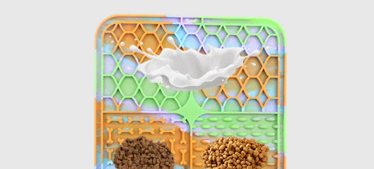 Calming Lick Mat for Dogs & Cats β Slow Feeding Pet Pad for Anxiety Relief & Mental Stimulation