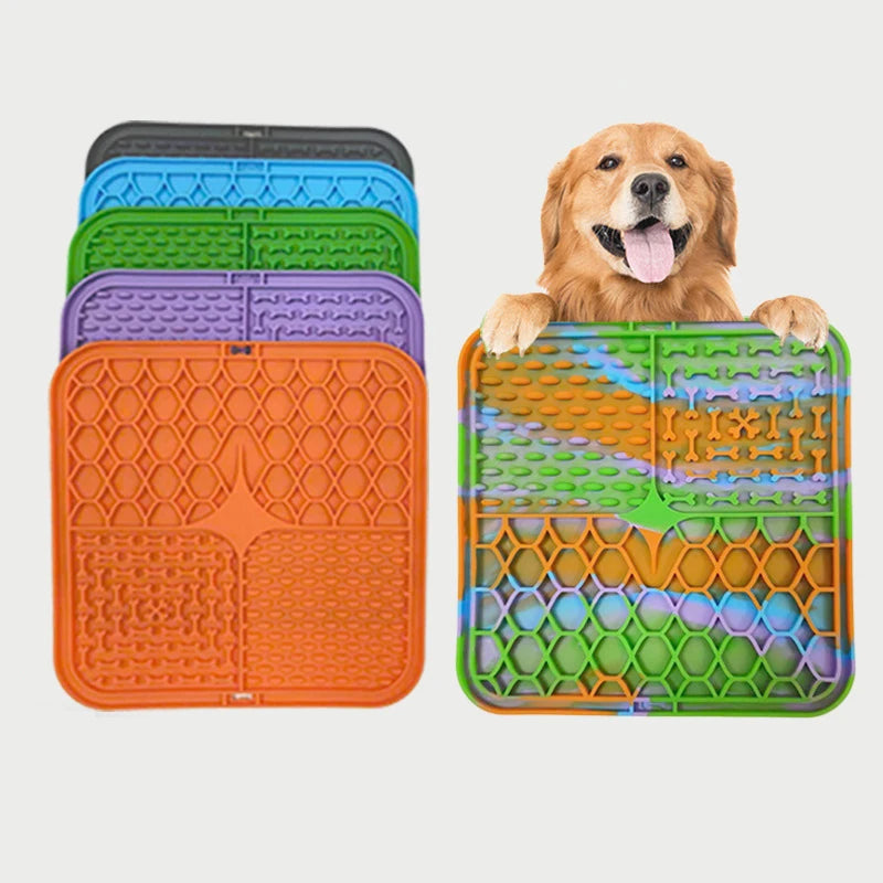 Calming Lick Mat for Dogs & Cats β Slow Feeding Pet Pad for Anxiety Relief & Mental Stimulation