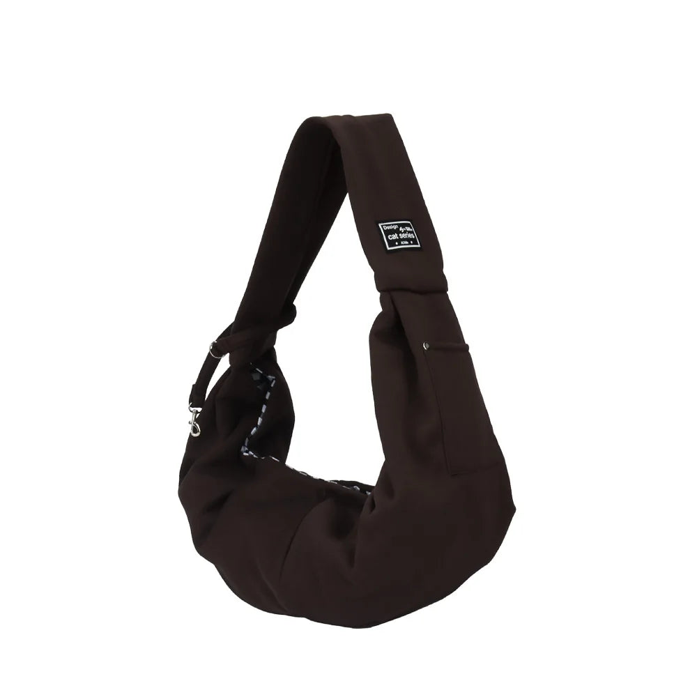 Hands-Free Pet Sling Bag – With Storage Pocket for Travel Essentials
