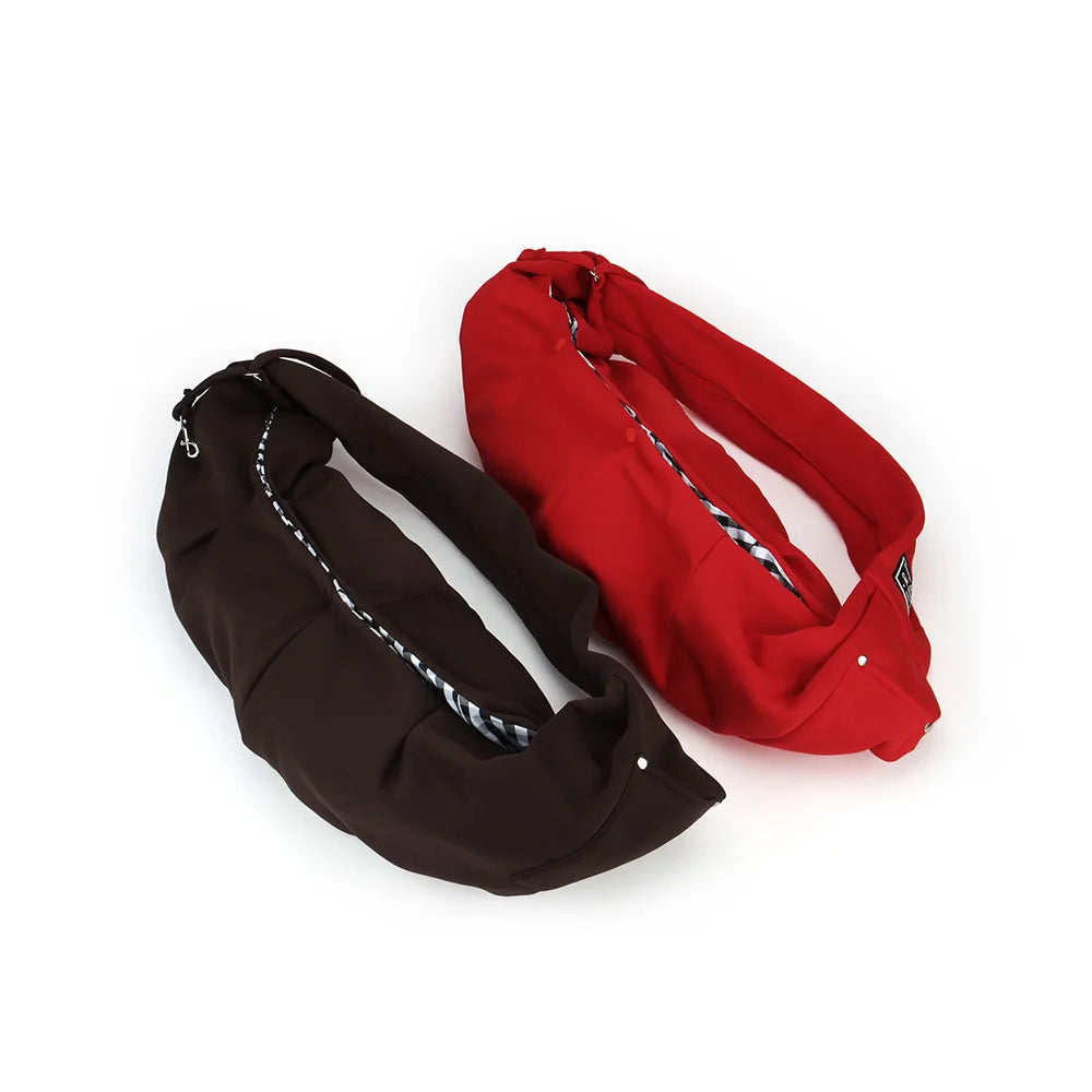 Hands-Free Pet Sling Bag – With Storage Pocket for Travel Essentials