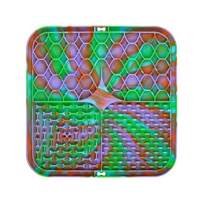 Calming Lick Mat for Dogs & Cats – Slow Feeding Pet Pad for Anxiety Relief & Mental Stimulation