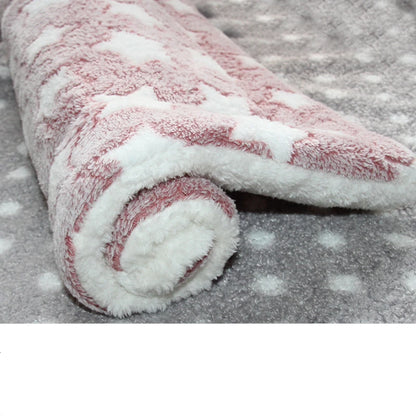 Flannel Pet Sleeping Pad – Soft, Thick & Perfect for Naps Anywhere