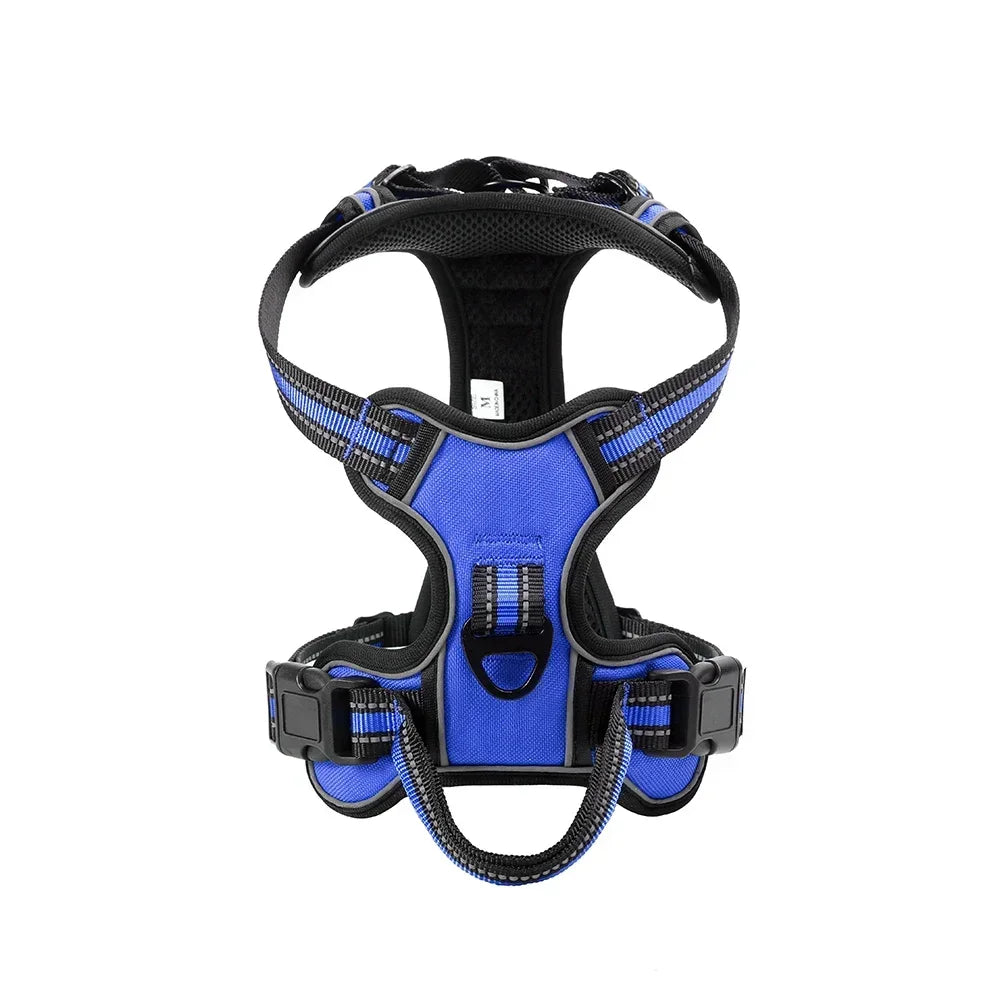 Adjustable Nylon Dog Harness – Reflective, Comfortable & Easy-Control