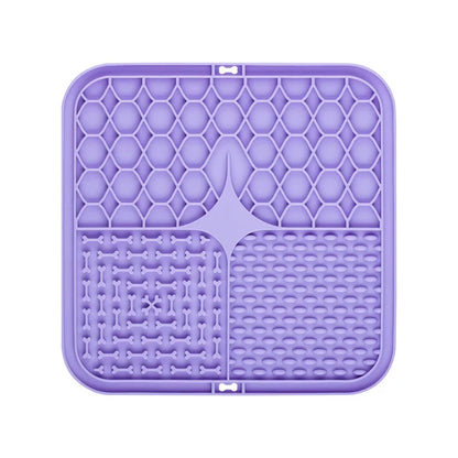 Calming Lick Mat for Dogs & Cats – Slow Feeding Pet Pad for Anxiety Relief & Mental Stimulation