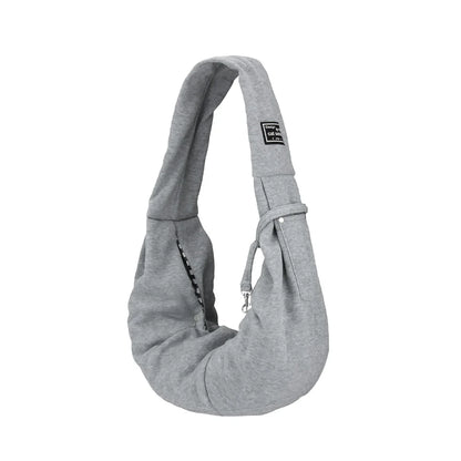 Hands-Free Pet Sling Bag – With Storage Pocket for Travel Essentials