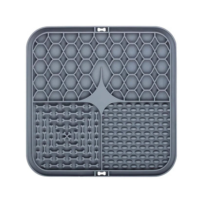 Calming Lick Mat for Dogs & Cats – Slow Feeding Pet Pad for Anxiety Relief & Mental Stimulation