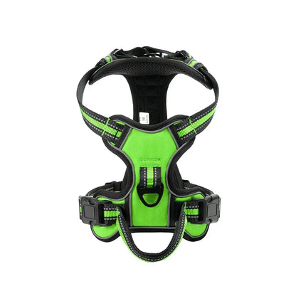 Adjustable Nylon Dog Harness – Reflective, Comfortable & Easy-Control