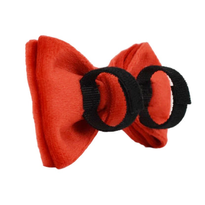 Velvet Cat Collar & Leash Set – Soft Bow Tie Collar with Bell for Cats & Small Dogs