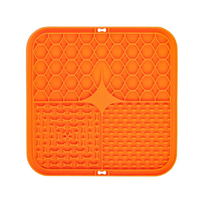 Calming Lick Mat for Dogs & Cats – Slow Feeding Pet Pad for Anxiety Relief & Mental Stimulation