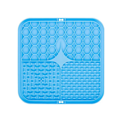 Calming Lick Mat for Dogs & Cats – Slow Feeding Pet Pad for Anxiety Relief & Mental Stimulation