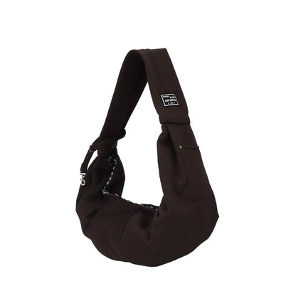Hands-Free Pet Sling Bag – With Storage Pocket for Travel Essentials