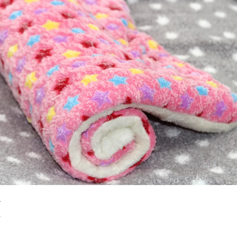 Flannel Pet Sleeping Pad – Soft, Thick & Perfect for Naps Anywhere